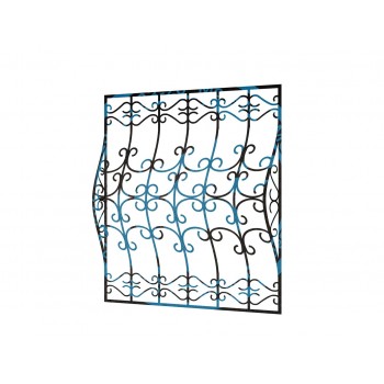Кованая дутая решетка-31
